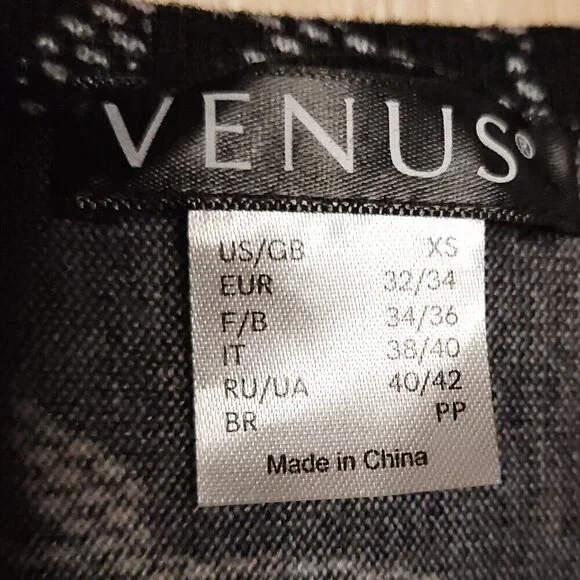 Venus Black Red Floral Cardigan Sweater XS - Picture 5 of 7